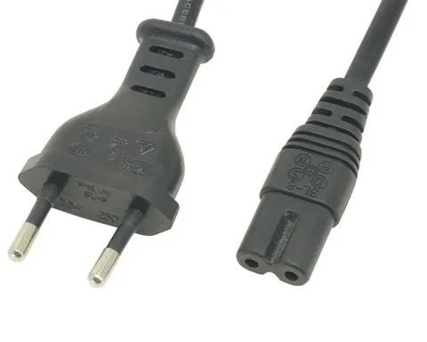 Кабель живлення 220В 1.5 м, 0,5мм2 IEC-C7 (для аудіо-відео техніки)