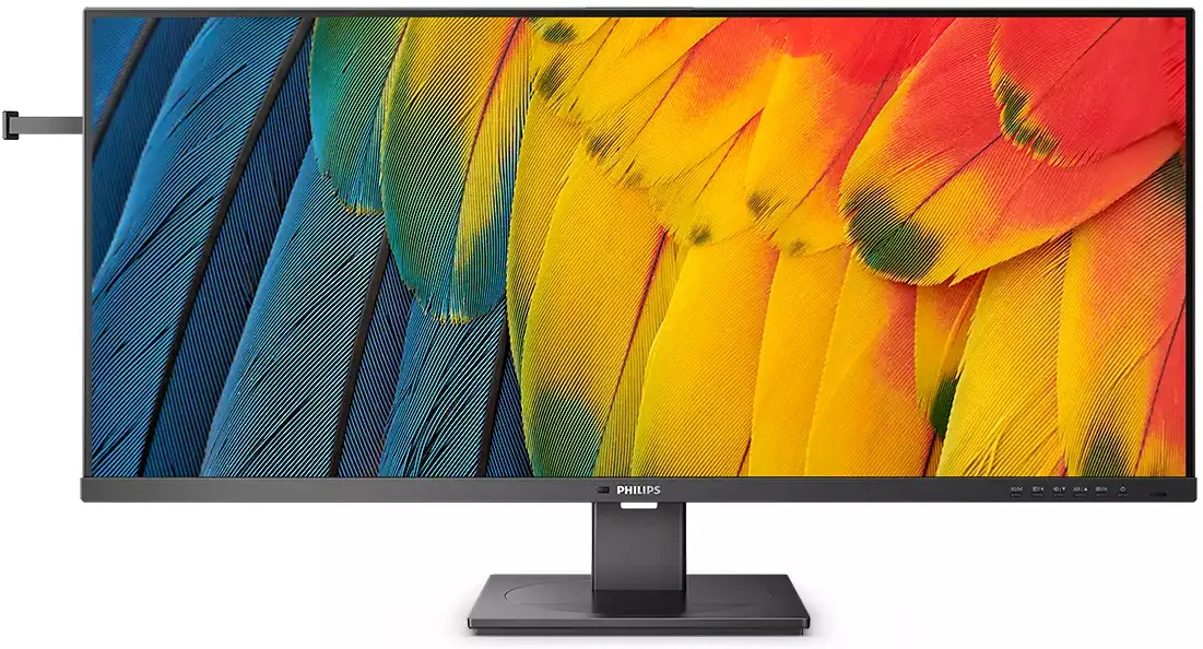 TFT 40" Philips 40B1U5600, WQHD, IPS, 100 Гц, HDMI, DP, USB-C, USB-hub, HAS, колонки, чорний