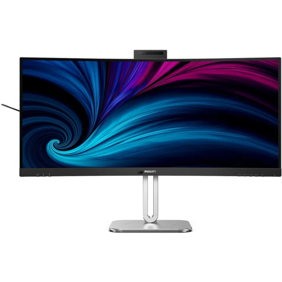 TFT 34" Philips 34B2U6603CH, WQHD, VA, 120Гц, вигн., 2xHDMI, DP, USB-C,RJ-45,USB-hub,HAS,сіро-ср.