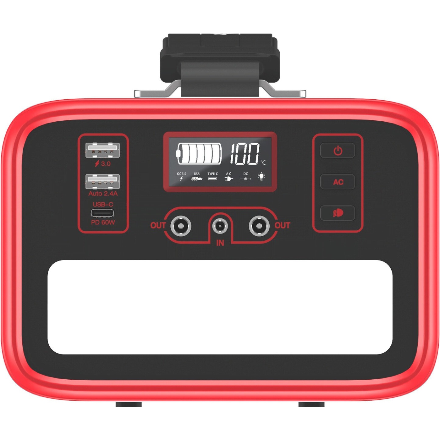 Зарядна станція Energizer 300Вт (307Вт/г) 2xDC, LiFePO4, USB-C PD 60Вт