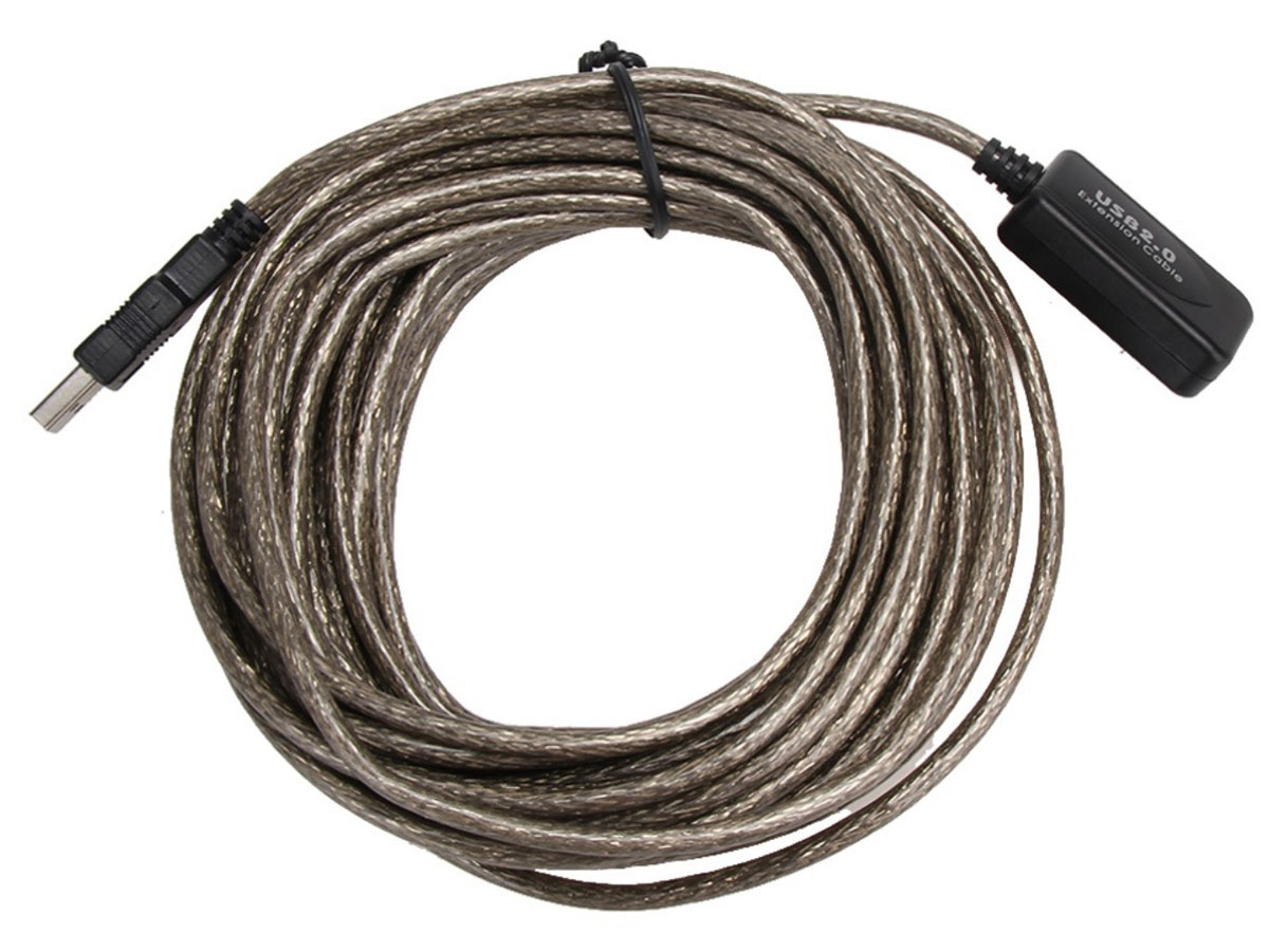 Кабель продовжувач USB 2.0 AM-AF, 25.0 м, активний