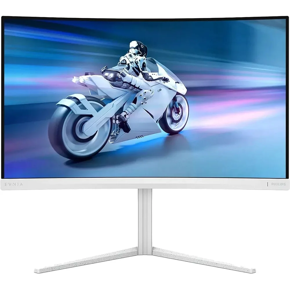 TFT 27" Philips 27M2C5201L, Fast VA, вигнутий, 180Hz, 2xHDMI, DP, білий