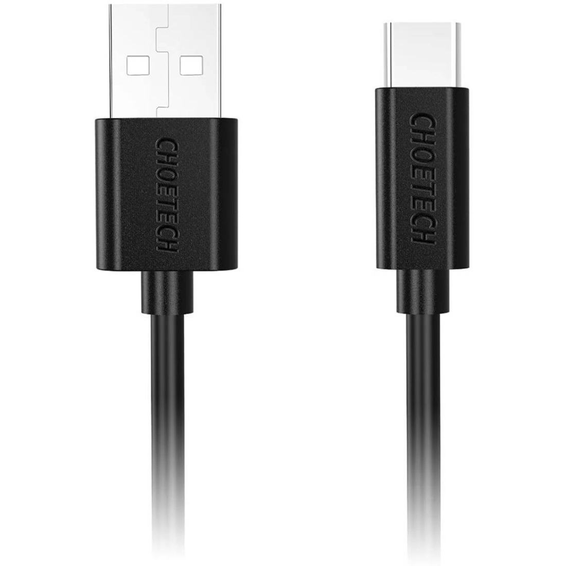 Кабель USB 2.0 AM-Type-C M, 3 м, 18W PVC чорний Choetech
