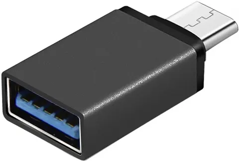 Перехідник Type-C --> USB 3.1 (OTG) OEM, чорний