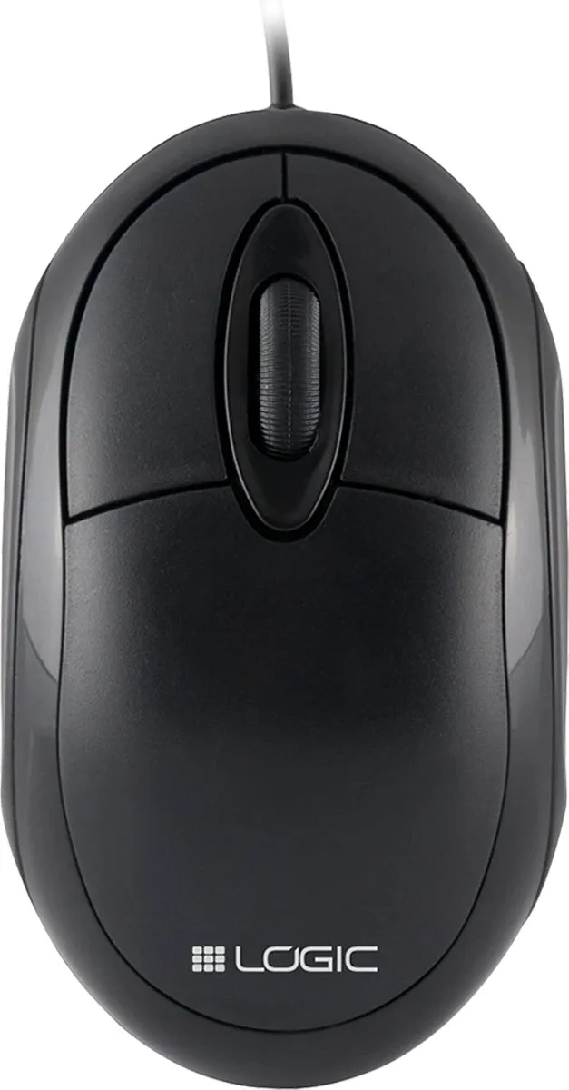 Мишка LogicConcept LM-11, 3 кн., 1000dpi, чорна