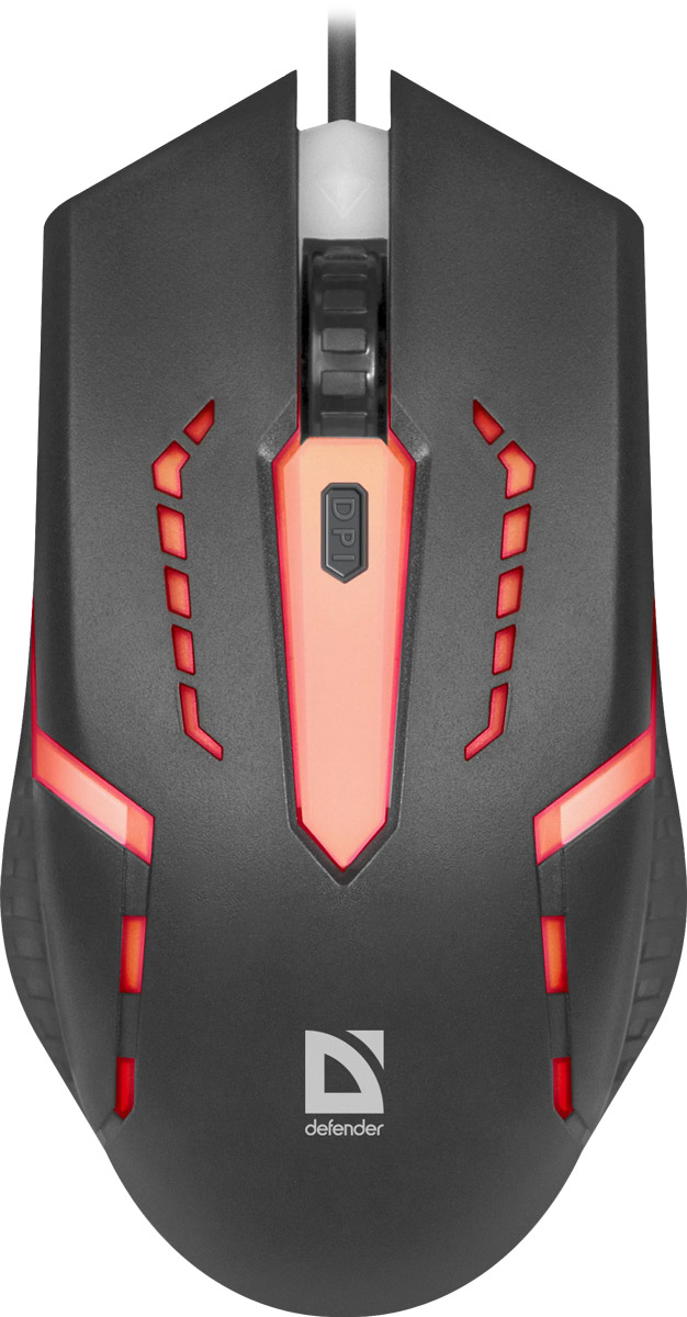 Мишка Defender Flash MB-600L, 4 кн. 1200 dpi, 7 кол. підсвітки