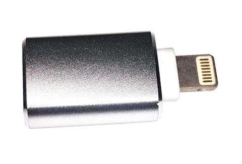 Перехідник OTG Lightning --> USB 3.0 AF Silver