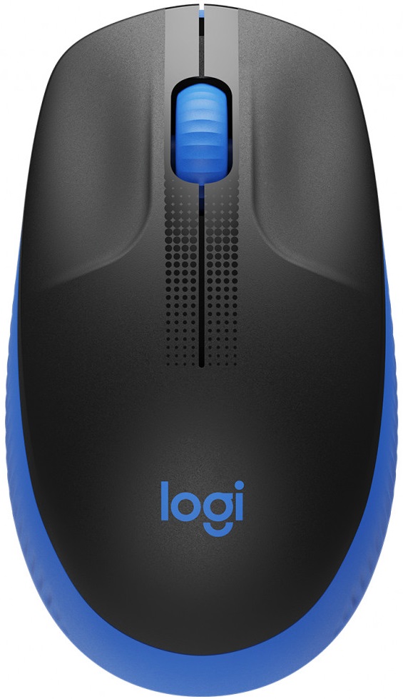 Мишка Logitech M190 бездротова, Full size, Blue