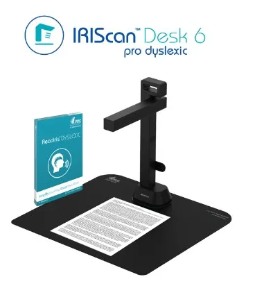 Сканер A3 Canon IRIScan Desk 6 Pro Dyslexic (21MP 60ст/хв MP3 WAV MIC USB Dyslexic книжковий чорний)