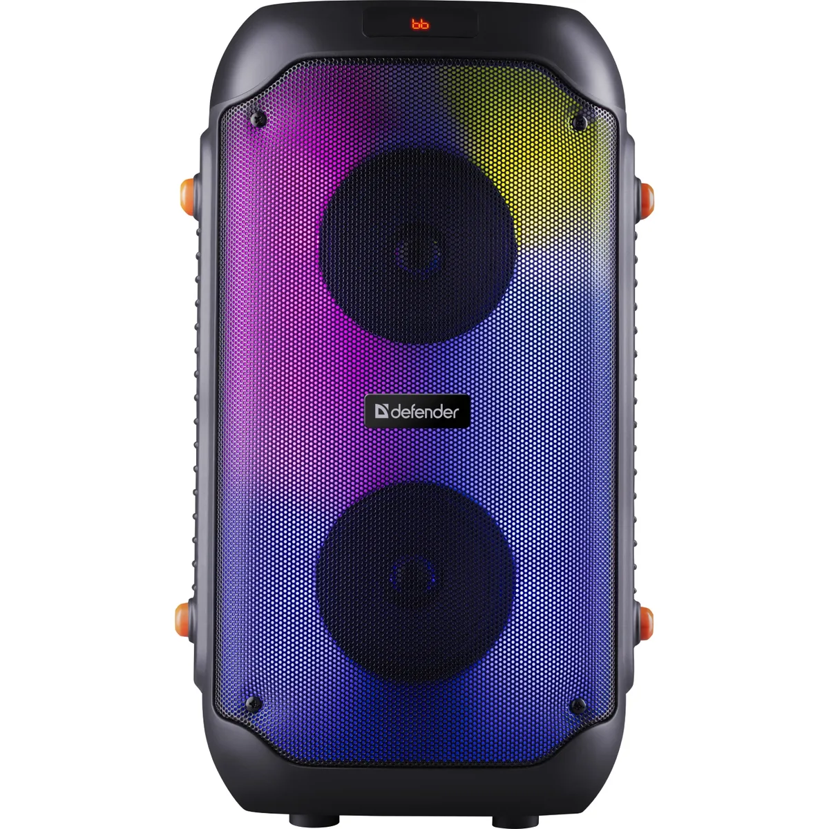Акустична система 2.0 Defender Boomer 25, 25Вт RGB/BT/FM/USB/TF/AUX/MIC, чорна