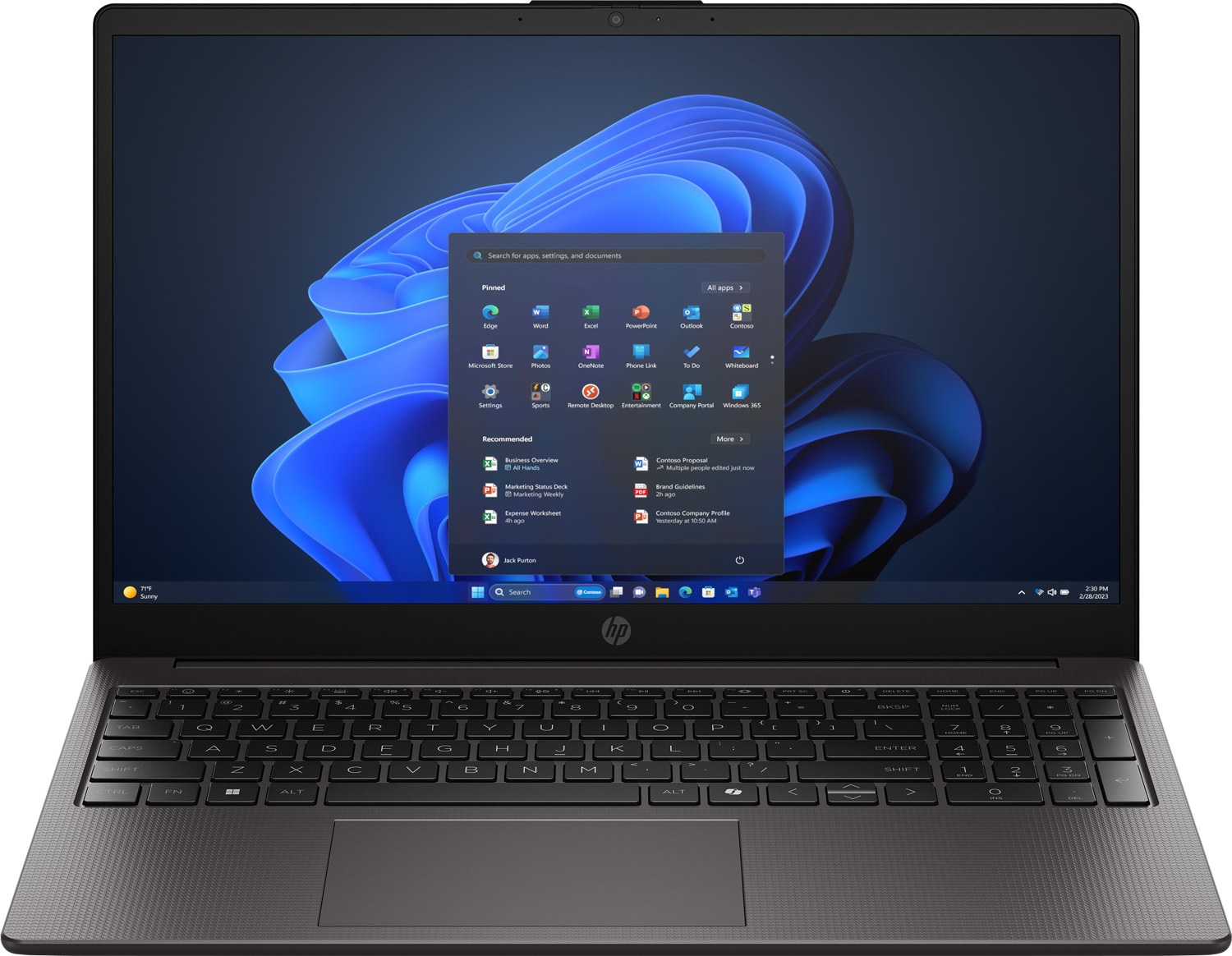 HP 255R G10 15.6" FHD IPS, 300n/Ryzen 5-7535U (4.5)/16Gb/SSD512Gb/Radeon/Win11Pro/Сірий