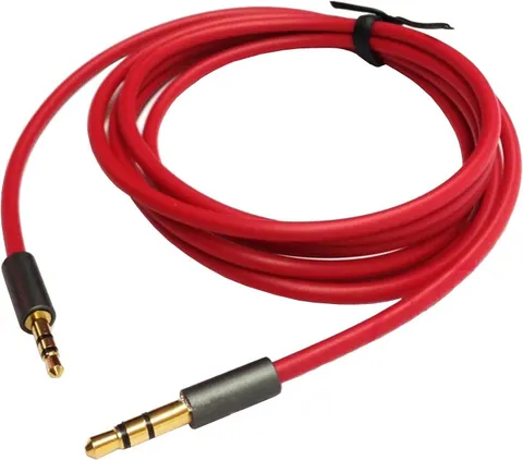 Кабель AUX Audio TRS M/M 1.2м Premium червоний