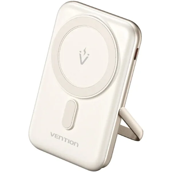 УМБ Vention Magnetic Wireless 10000mAh 20W PD USB-C In/Out, QI-15W White