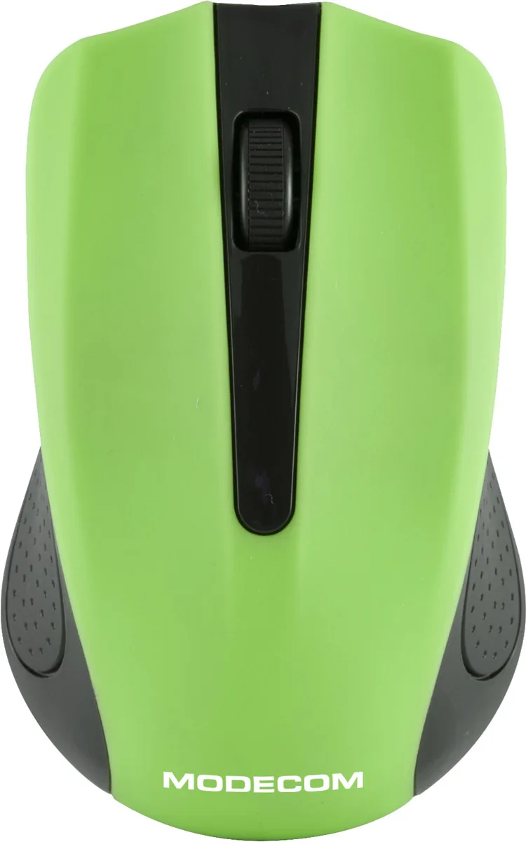 Мишка Modecom MC-WM9, бездротова, 2кн., 1200dpi, нано ресівер чорна-зелена