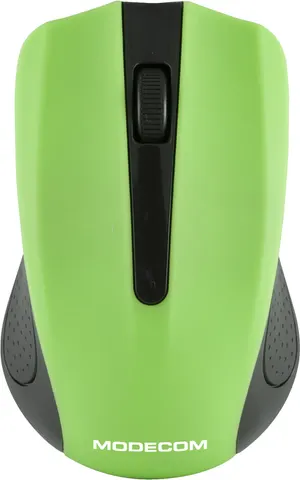 Мишка  Modecom MC-WM9, бездротова, 2кн., 1200dpi, нано ресівер чорна-зелена