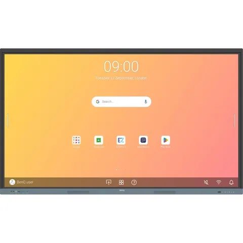 Інтерактивна панель 86" BenQ RE8604A, IPS, UHD, 8Гб/ 32Гб, колонки, кріплення, чорна