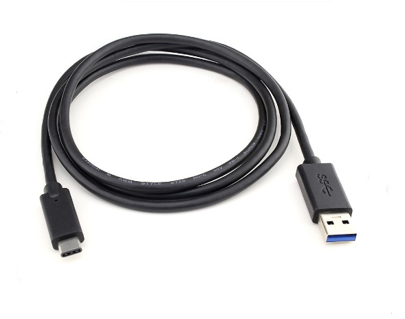Кабель USB 3.1 AM-Type-C M, 1.0m чорний