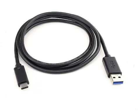 Кабель USB 3.1 AM-Type-C M, 1.0m чорний
