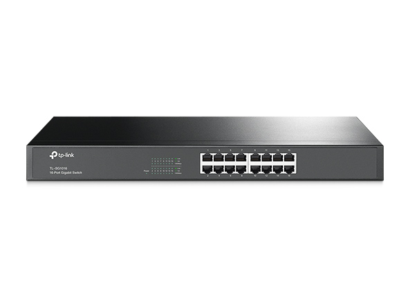 Комутатор TP-Link TL-SG1016, 16 портовий, 10/100/1000, 19"