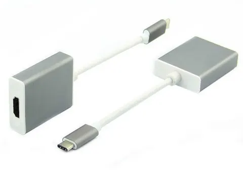 Перехідник USB 3.1 Type-C --> HDMI (F), сріблястий