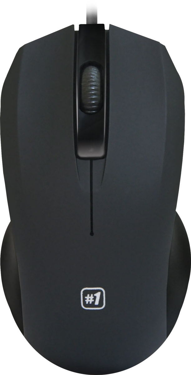 Мишка Defender #1 MM-310, 3кн., 1000 dpi, чорна