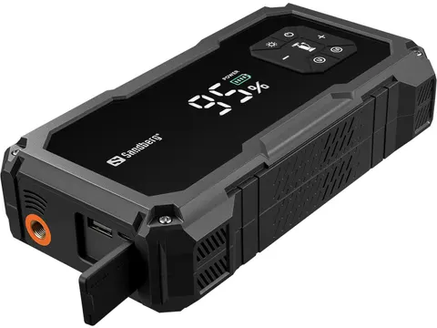 Автомобільний Jump Starter TirePump, компресор 150PSI 10000mAh  USB-A, USB-C,ліхтар 2W Sandberg