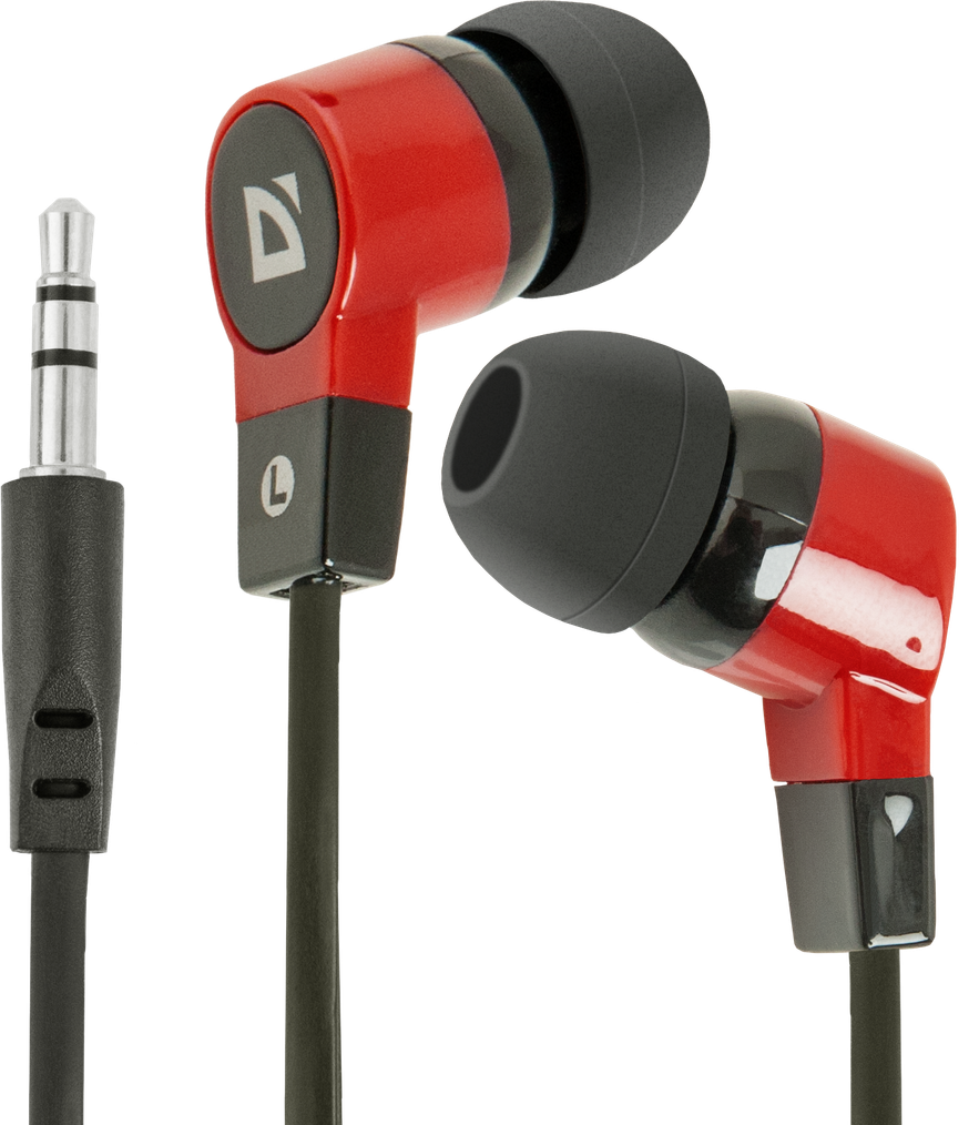 Навушники Defender Basic 619 Black-Red