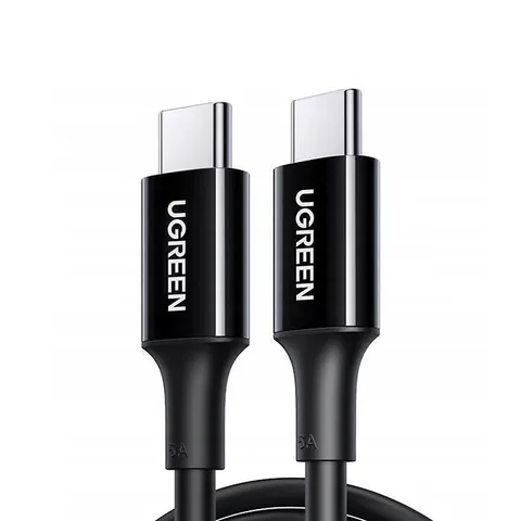 Кабель USB 2.0 Type-C M-M, 2 м, 100W Чорний, US300 UGREEN