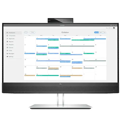 TFT 23.8" HP E24mv G4, IPS, VGA, HDMI, DP, USB, Cam, HAS, Pivot, колонки, сріблястий