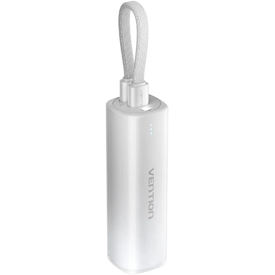 УМБ Vention 5000mAh 20W PD, USB-C In/Out, Lightning In/Out, with cable, Gradient Gray