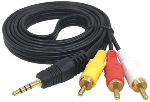Кабель AV 3.5mm M - 3xRCA M 1.5м