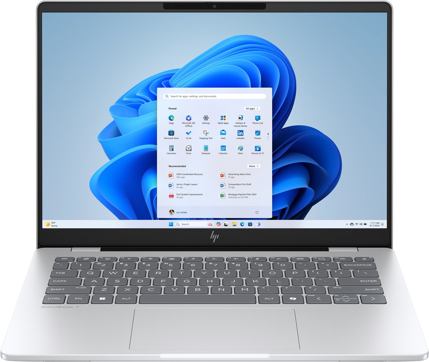 HP OmniBook 7 14-fs0004ua 14" 2K IPS, 300n/Core 5-220H (4.9)/24Gb/SSD512Gb/IntGr/Підс/Win11H