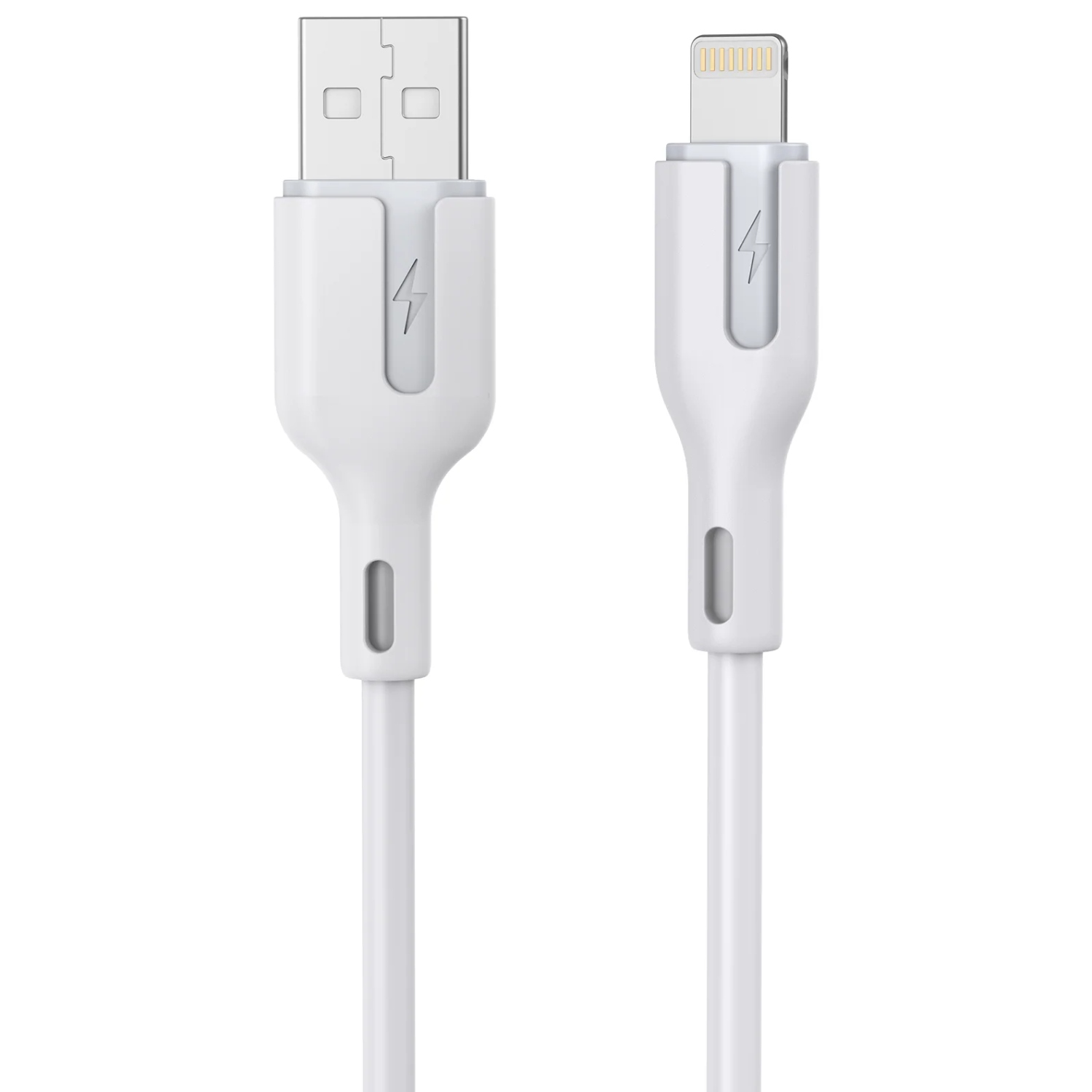 Кабель USB AM-Lightning M, 1.0 м, 2.4A, білий Choetech