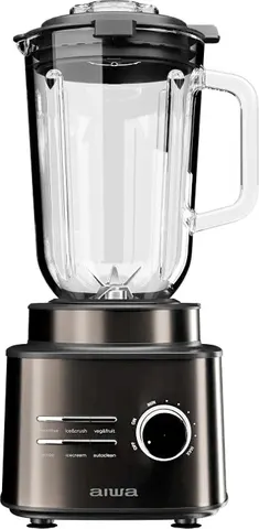 Блендер AIWA Saberu 2500 стаціонарний 2500Вт/ 6 швидк./ TURBO/ чаша для змішування 1.5л/ коричневий