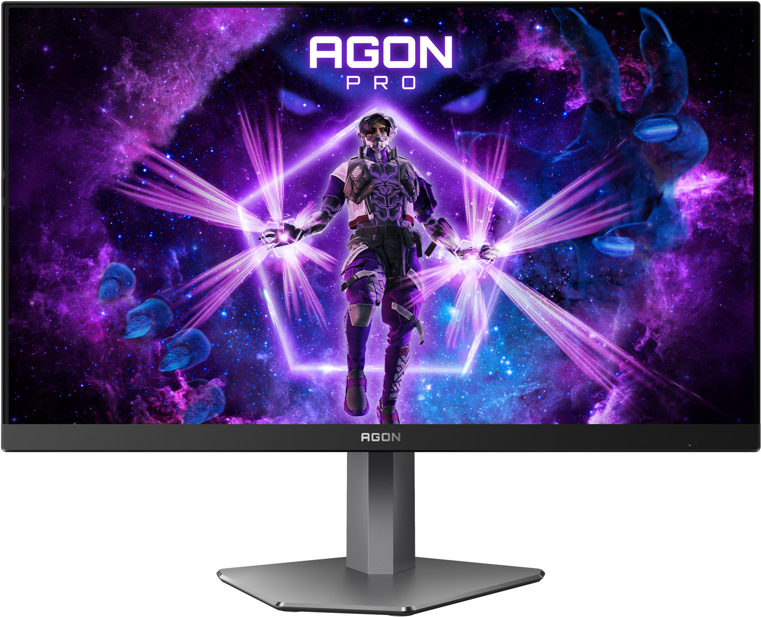 TFT 24.5" AOC AG256FS, Fast IPS, 390Гц, 2xHDMI, DP, USB-hub, HAS, Pivot, чорний