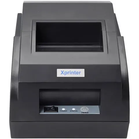 Принтер чеків Xprinter XP-58IIL (термодрук, 90 мм/с, стрічка 58 мм, USB, чорний)