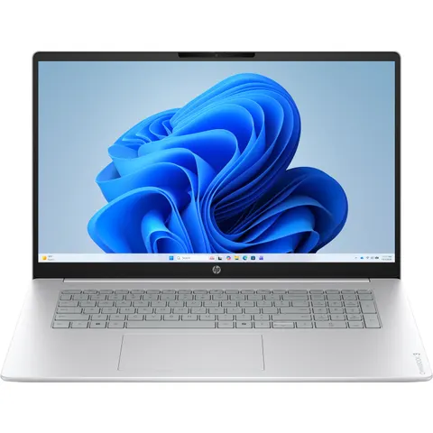 HP OmniBook 3 17-dk0001ua 17.3" FHD IPS, 300n/Core 3-100U(4.7)/16Gb/SSD512Gb/Intel Gr/DOS/Сріблястий