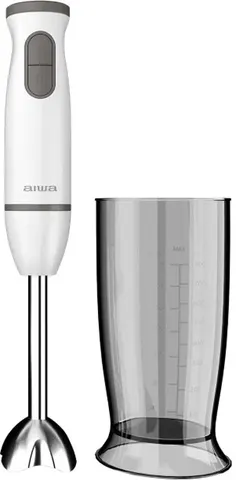 Блендер AIWA ABL-800 Kenkiri ручний/ 600Вт/ 2 швидк./ TURBO/ чаша для змішування 500мл/ білий