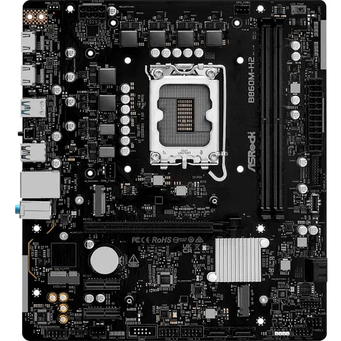 AsRock B860M-H2 (1851/B860, 2*DDR5, PCIex16, 2xHDMI, 4xSATA, 2xM.2, Glan, 7.1ch, mATX)