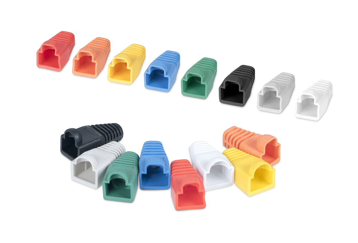 Ковпачок ізолюючий до конектора  RJ-45 (сірі)