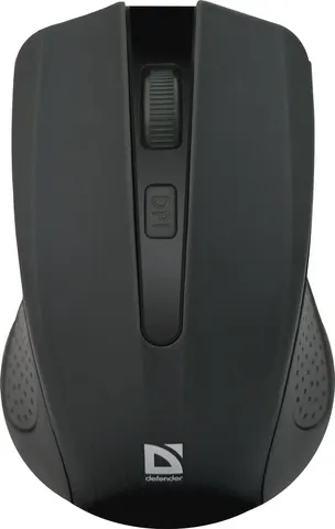 Мишка Defender Accura MM-935 бездротова, 4 кн. до 1600 dpi, чорна