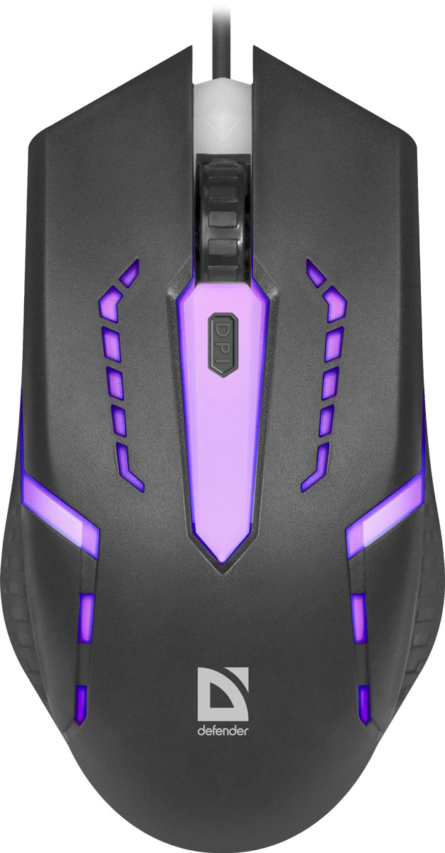 Мишка Defender Hit MB-601, 4 кн. 1200 dpi, 7 кол. підсвітки