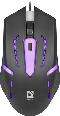 Мишка Defender Hit MB-601, 4 кн. 1200 dpi, 7 кол. підсвітки