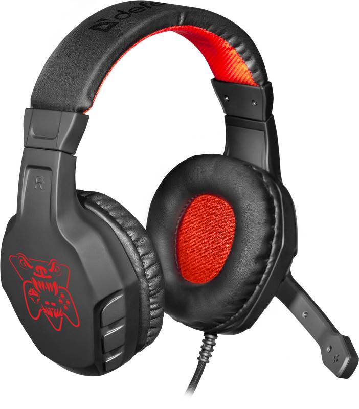 Гарнітура Defender Cujo, 3,5мм, Black-Red
