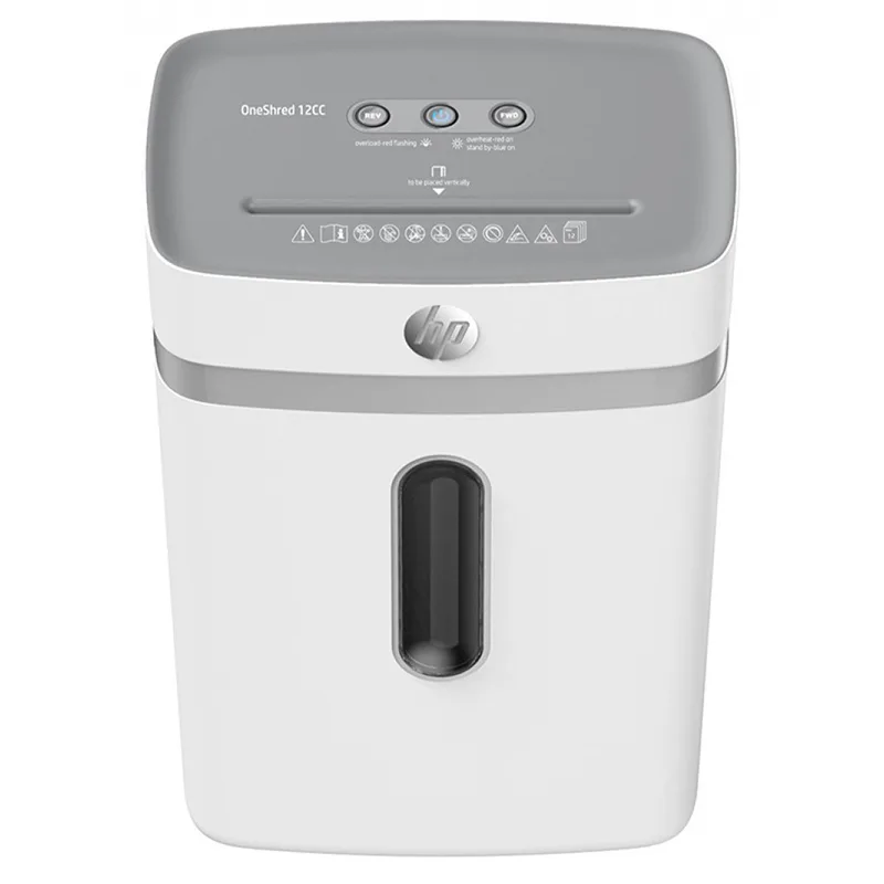 Знищувач документів HP OneShred 12CC, A4, 80g х 12 листів, 4*35, 23 л. P-4