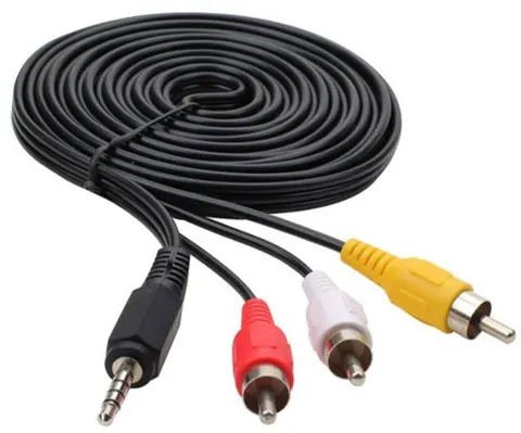 Кабель AV 3.5mm M - 3xRCA M 3.0м