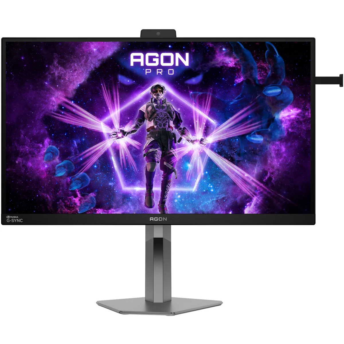 TFT 27" AOC AGON PRO AG276QSG2, QHD, Fast IPS, 360Гц, 0,3мс, 3xHDMI, DP, USB-hub, HAS, Pivot, чор.-с