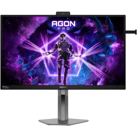 TFT 27" AOC AGON PRO AG276QSG2, QHD, Fast IPS, 360Гц, 0,3мс, 3xHDMI, DP, USB-hub, HAS, Pivot, чор.-с