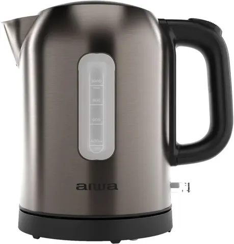 Електрочайник AIWA RYUJIN AKT-1000 2200Вт/ 1л/ Strix/ метал/ коричневий