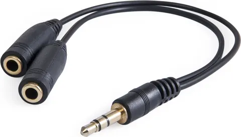 Перехідник Audio Jack TRS M -> 2xF (розгалужувач) Defender